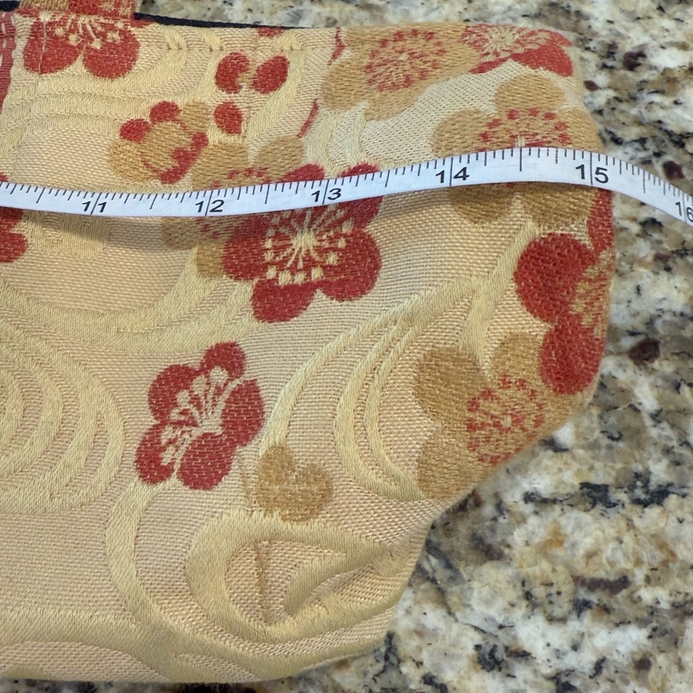 Oney Floral Patchwork Rectangular Fabric Handbag - image 8